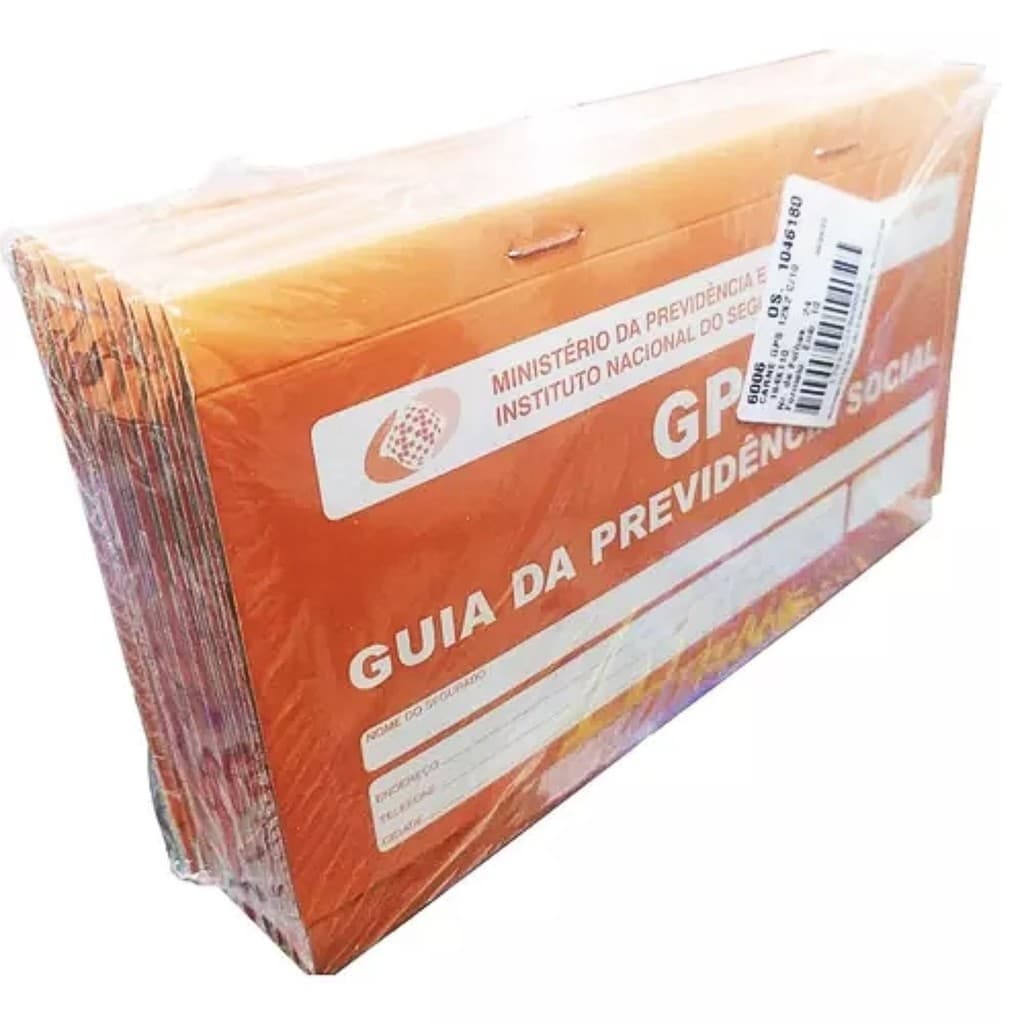 Carnê Inss Gps Previdência Social 12 Fls Pct Com 10 Unidades