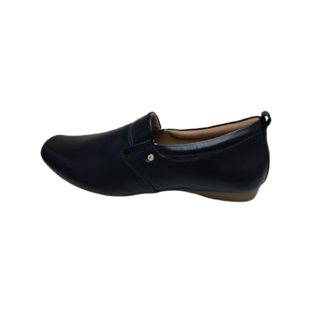 Sapato Azul Marinho com Detalhe Pedra Confort Clinic