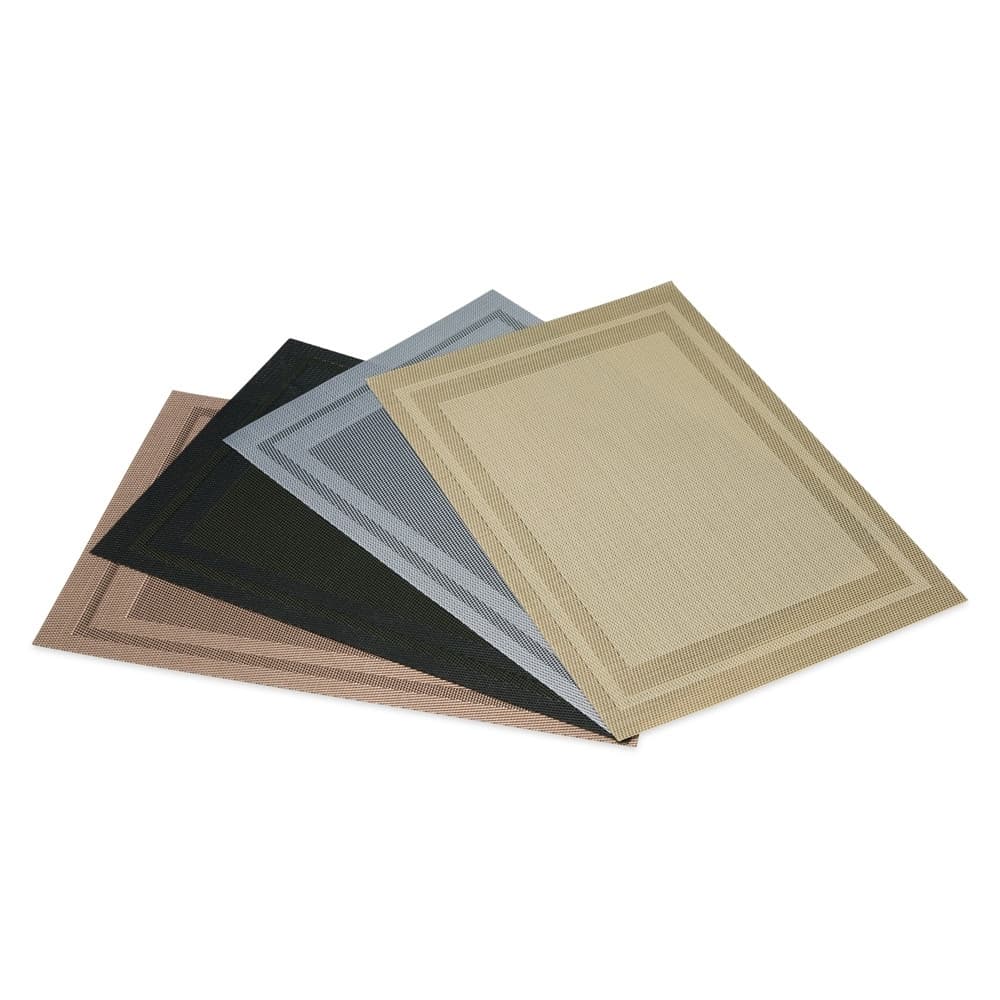 Jogo Americano 4,6 ou 8 Peças Retangular em PVC com Fibras – Elegância, Proteção e Praticidade para Refeições Diárias