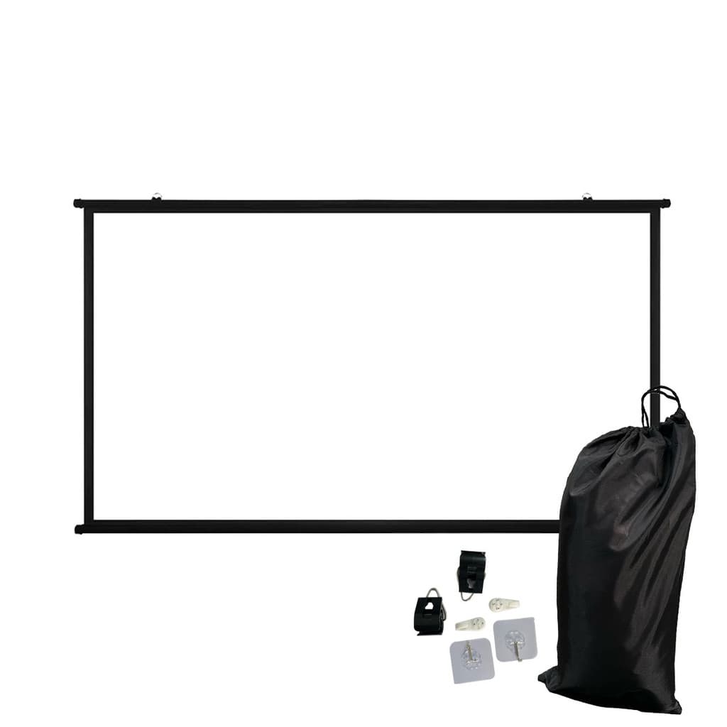 Tela De Tecido  Em Poliéster Para Projeção, Frontal E Traseira 84/100/120 Polegadas