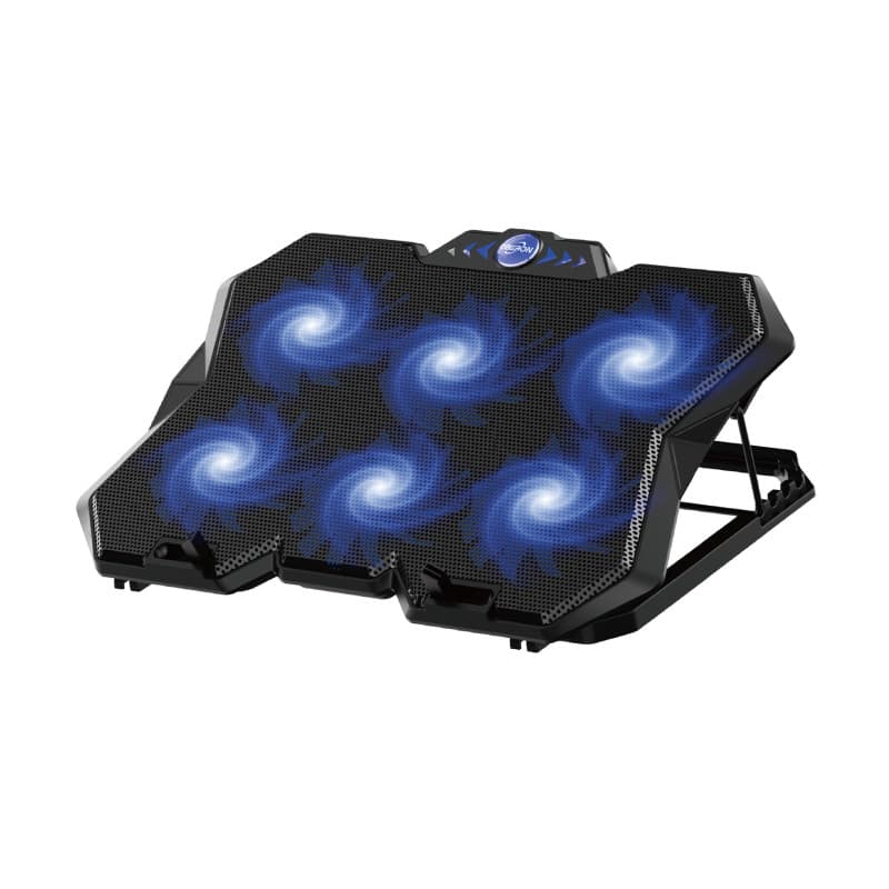 Suporte Notebook Cooler USB 12" a 19" 6 Ventoinhas Ângulo Ajustável Oberon OR-SP251