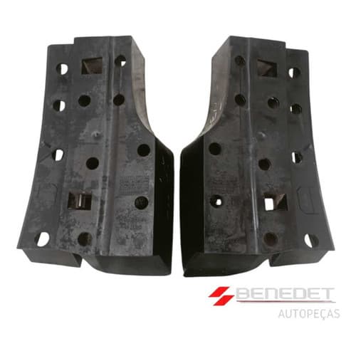 Par De Guia Para Choque Traseiro Renault Scenic 1999 Ate 07