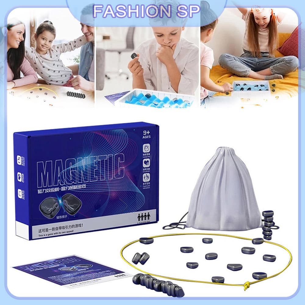 Kit 20 Jogo De Xadrez Magnético Mesa Divertido Tabuleiro Multiplayer Para Casa
