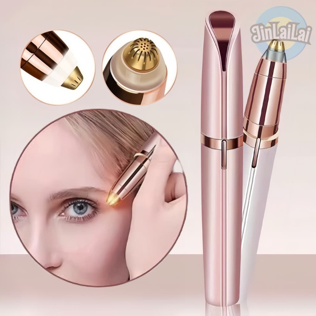 Caneta Depiladora Aparadora De Sobrancelha Rosto Portátil Elétrico Recarregável  Recarregável