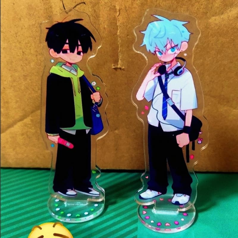 2 Pçs/Set Alien Stage Ivan Até Acrílico Stand Q Versão Figura Display ALNST Anime Coleção De Produtos Kawaii Decoração D
