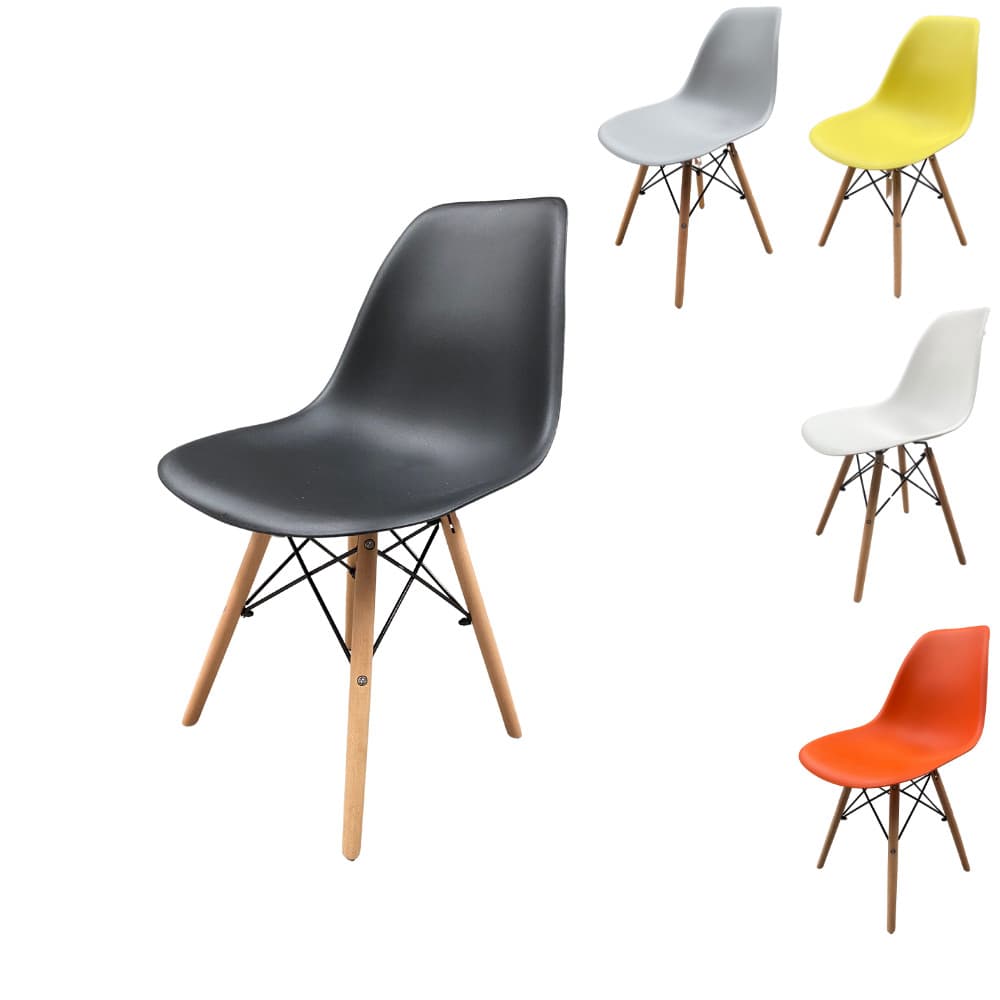 Cadeira Concha Cozinha/Sala de Jantar Pés de Madeira FT SLC-111