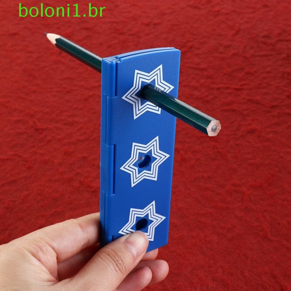 BOLONI Adereços Mágicos Moedas De Penetração De Lápis Super Potência Mágico Iniciante Fácil De Fazer Interativos