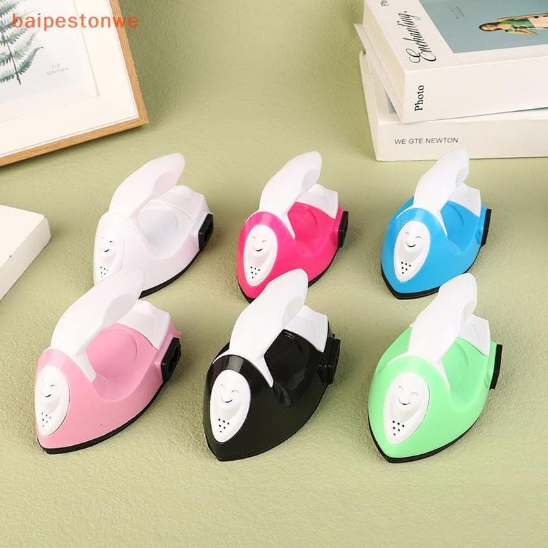 [baipestonwe] Ferro Artesanal Elétrico Portátil Prático Prensa Térmica Faça Você Mesmo Pequeno Para Passar Roupas Eletro