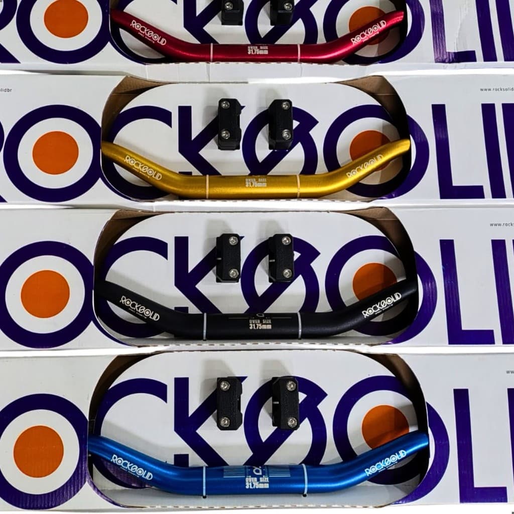 Guidão Rocksolid Baixo 31mm Super Fatbar+ Adaptador Crf Bros