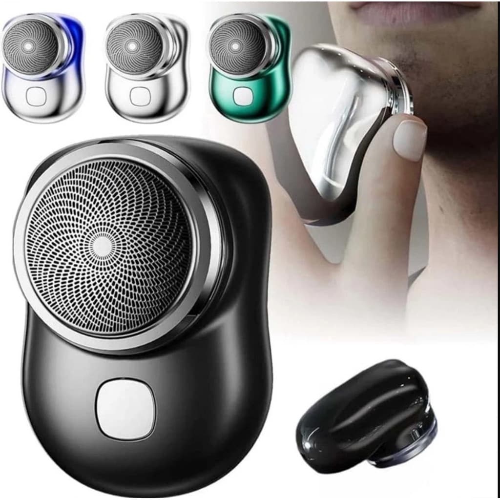 Mini Barbeador EléTrico PortáTil À Prova D'áGua TIPO-C Aparador De Barba De Bolso Promoção Dupla Finalidade   Tipo Bolso