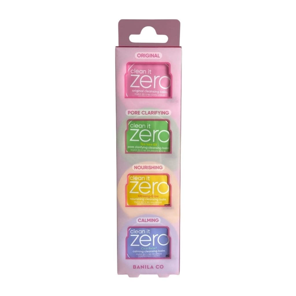 Banila Co Clean it Zero Kit Cleansing Balm Travel Size 4x3ml