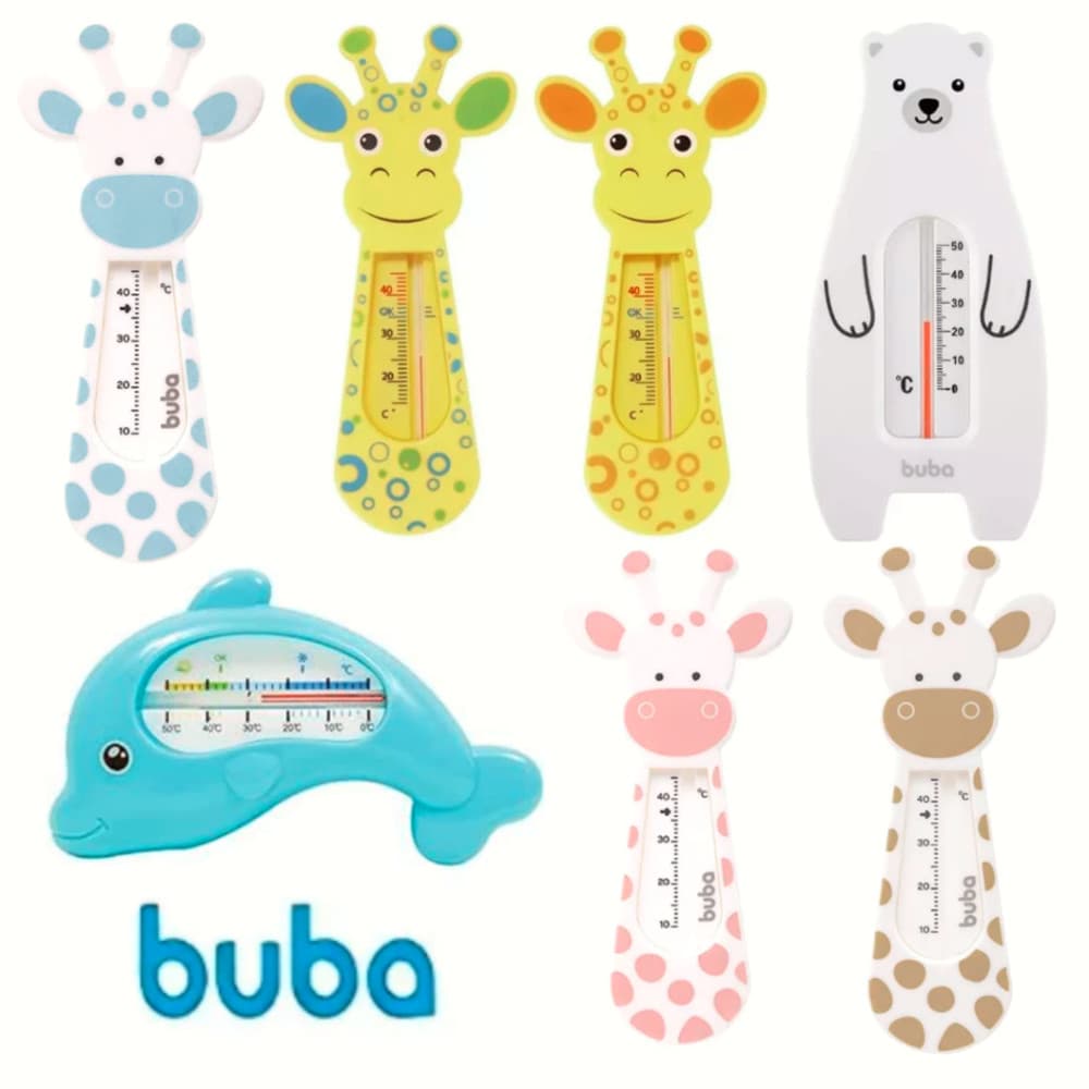 Termômetro De Banheira Para Banho Do Bebê Infantil Medidor Temperatura Neném Buba