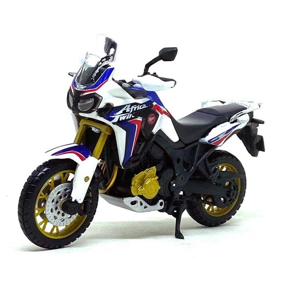 Miniatura Honda Africa Twin Adventure Branca Maisto 1/18