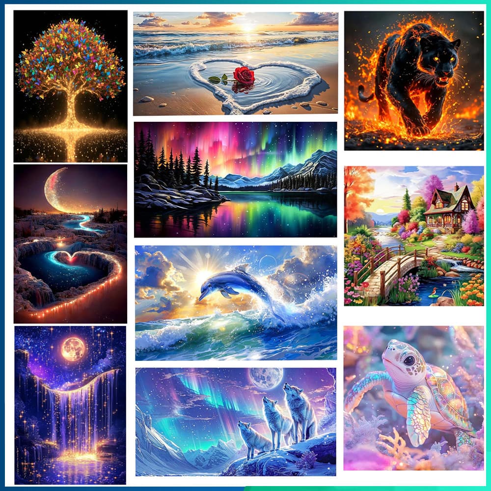 Quadrado Pintura Diamante 5D Pintura de Diamante Pintura DIY 5D Diamante