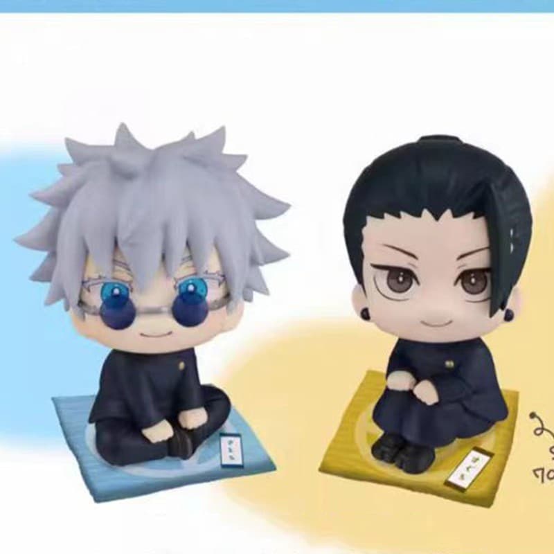 10cm Jujutsu Kaisen Satoru Gojo Figura Ação Geto Suguru Q Versão PVC Modelo Colecionável Crianças Boneca Brinquedos Pres