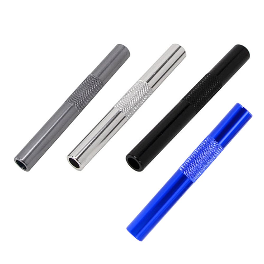 5 Peças Gadget Legal De Palha De Metal Para Presente Masculino Portátil Multiuso Tubo De Liga De Alumínio De 70 Mm