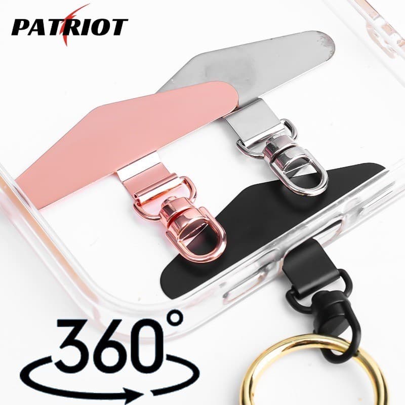 Junta Giratória De Aço Inoxidável Para Cordão De Telefone 360 | Design De Carregamento Sem Remoção , Clipe Universal Sma