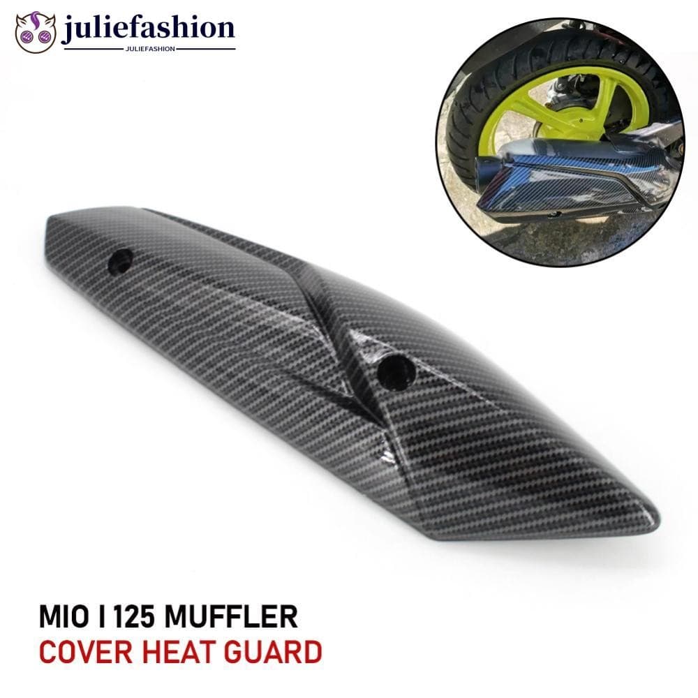 JULIEFASHION Silenciador De Escapamento De Motocicleta , Protetor Térmico , Capa De Proteção Para Yamaha MIO i125 D6Z1