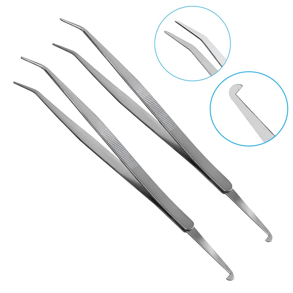 2 Pinça com Pescador Para Máquina de Costura Overlock, Galoneira e Reta