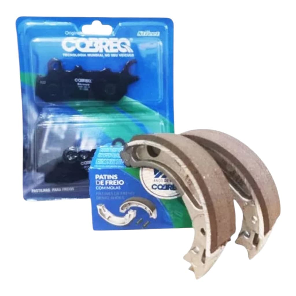 Kit Freio pastilha lona honda Biz 125 Combi Brake 2018/2024