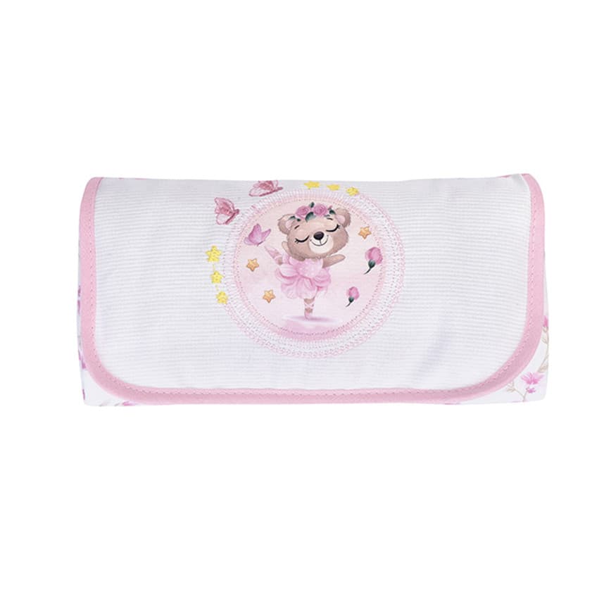 Trocador De Fraldas Portátil Minasrey Forro PVC Bailarina