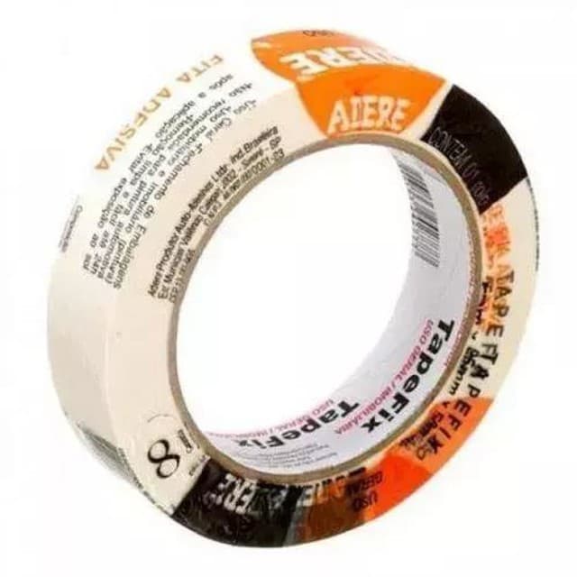 Fita Crepe Para Pintura Imobiliária Adere 24mm x 50m