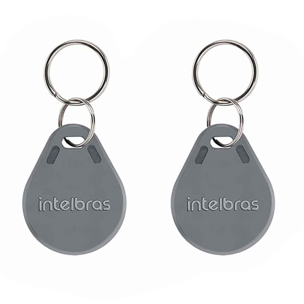 kit 02 Chaveiros de acesso por proximidade RFID TH 1000 MF Tag 13,56 MHz Intelbras