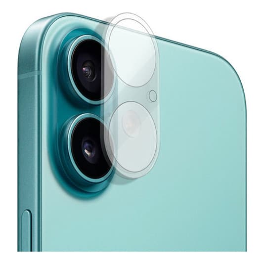 Película De Câmera Compatível iPhone 16/ 16 Plus e iPhone 17 Normal Em Vidro