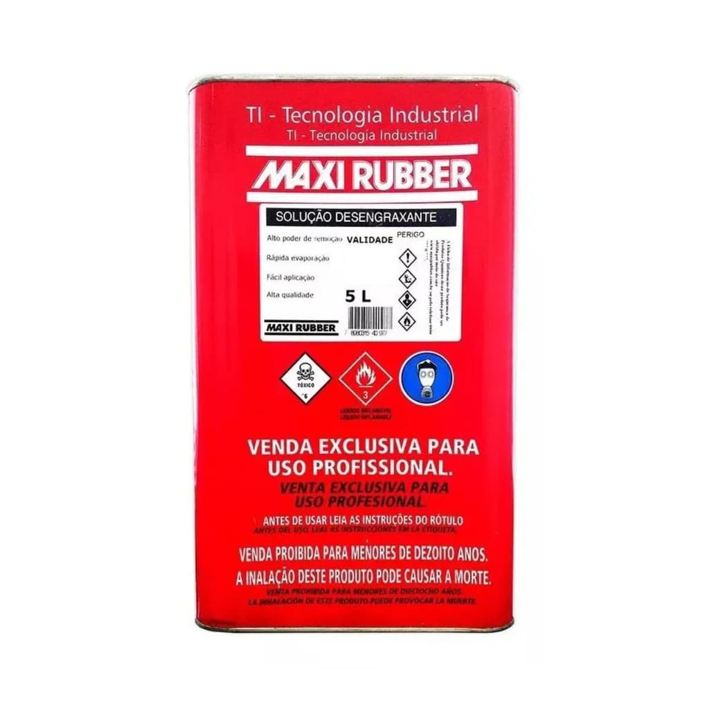 Solucao Desengraxante 5L  Maxi Rubber