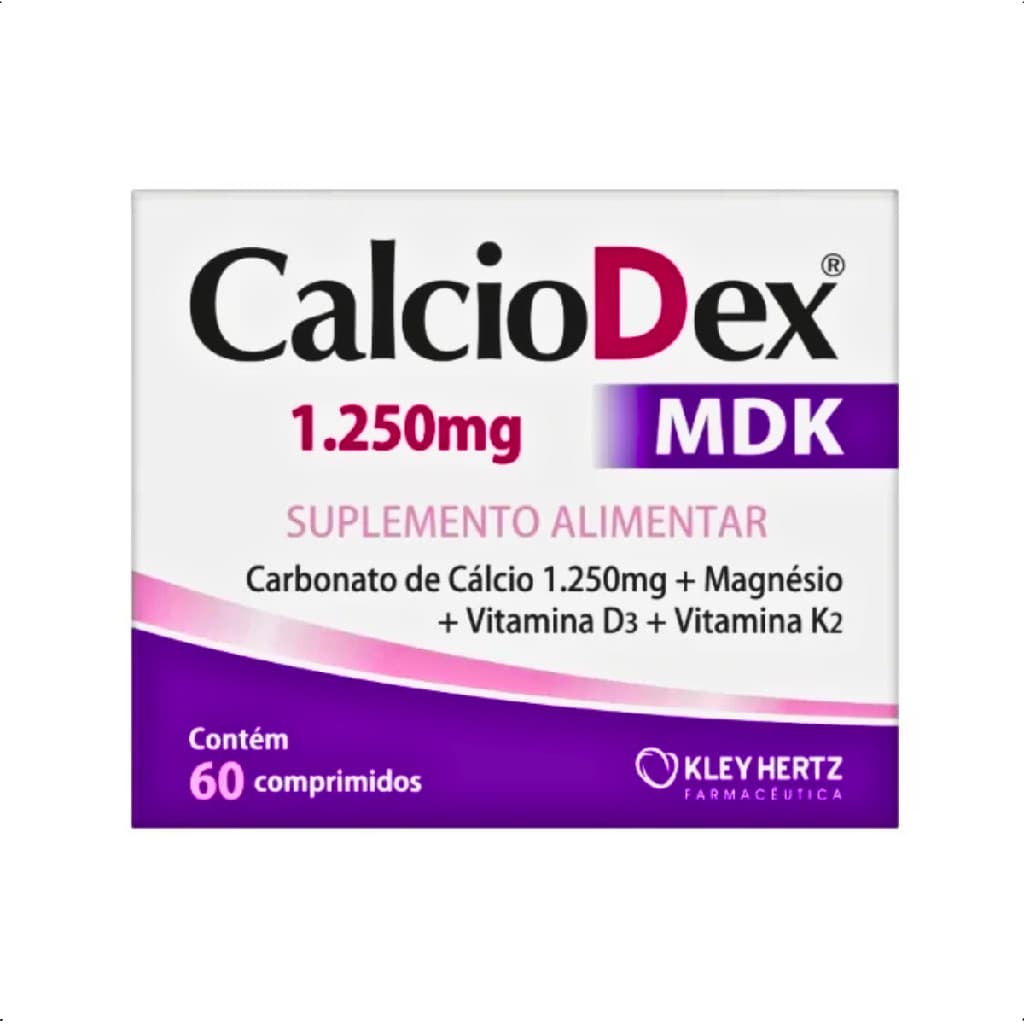 Suprimento Calciodex MDK Com 60 Comprimidos - Kley Hertz