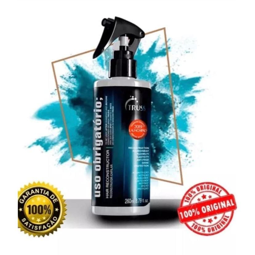 Uso Obrigatório Truss 260ml Tratamento Reconstrutor Protetor Térmico Restauração Leave-in Danificado
