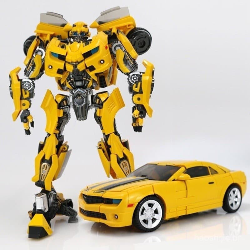 Abelha 21 cm Transformers Automóvel robô Abelha Brava Jogos de cabeça-cabeça para meninos