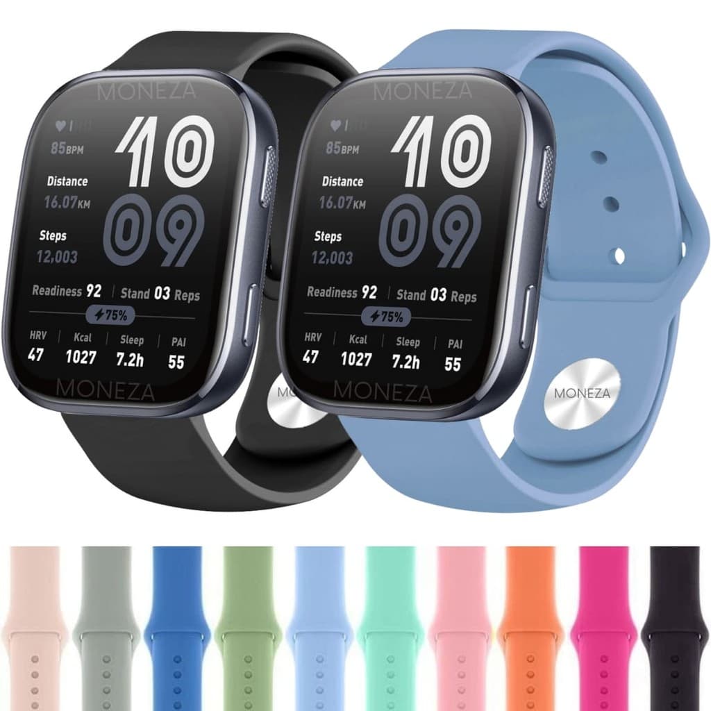 Pulseira Silicone Para Amazfit Bip 6 A2435 Pulseira Para Amazfit Bip 6 A2435 Pulseira Sport Silicone