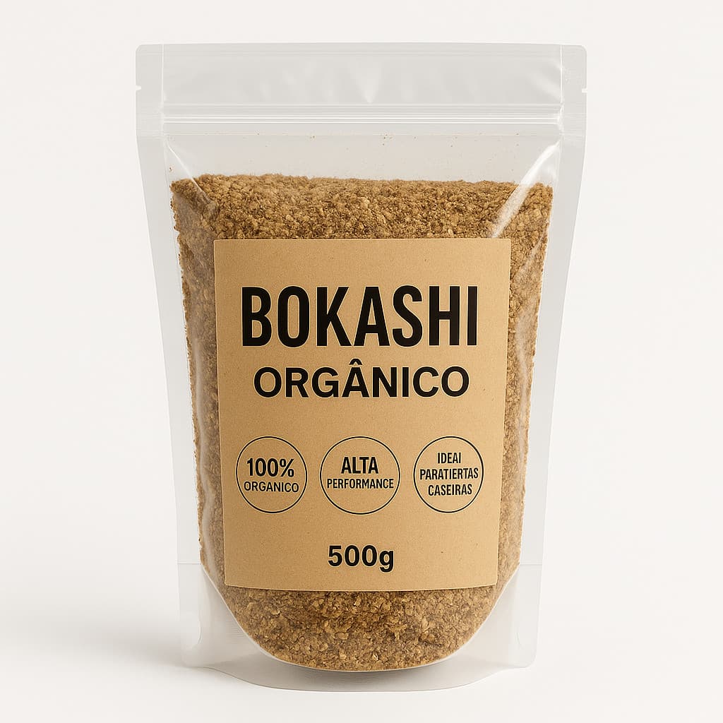 Adubo Fertilizante Bokashi Farelado, 250g, 500g ou 1kg, p/ Orquídeas, Hortas, Plantas em Geral