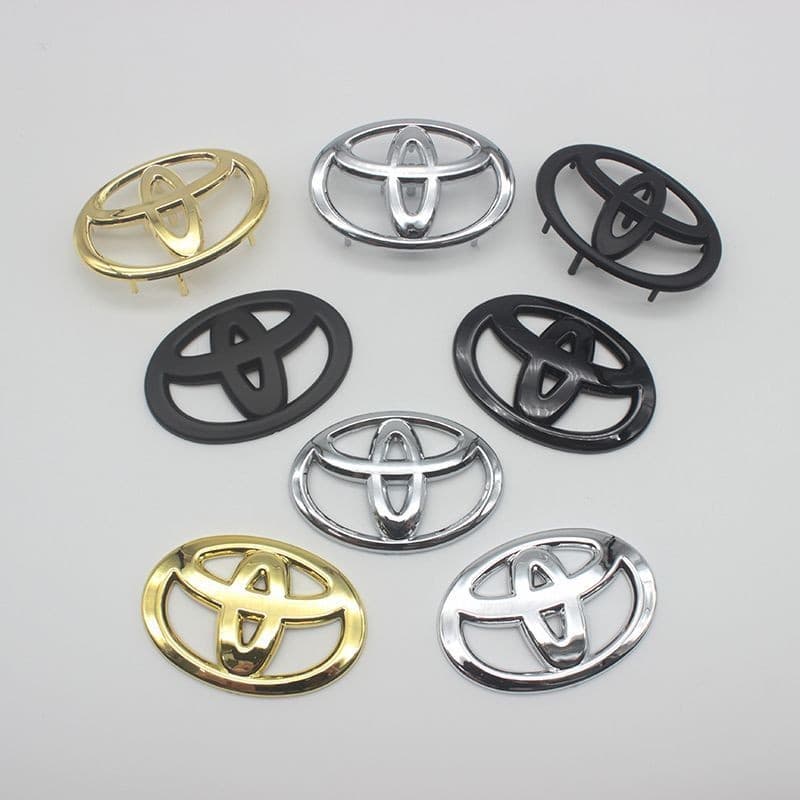 Toyota Volante Logo Interior Emblemas Capa ABS Mateiral para Rav4 Corolla Altis Camry Vios Reiz Guarnição de Peças [100%