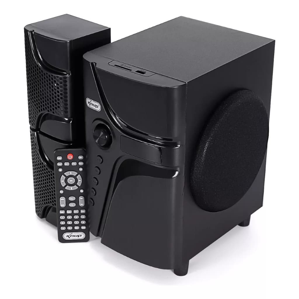 Home Theater 2.1 Sistema Som 45w Bluetooth Portátil Subwoofer MP3 Usb Fm PC TV