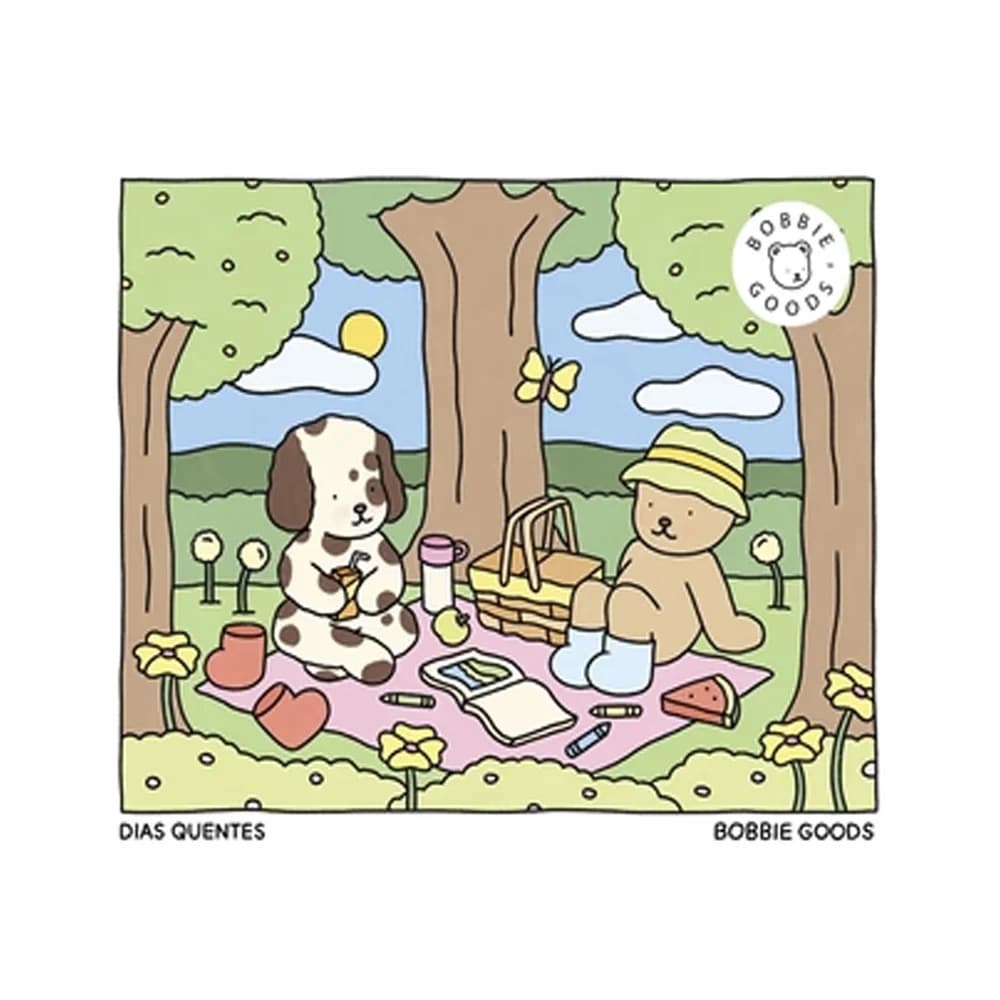 Livro de colorir Bobbie Goods | Livro de Colorir | Dias quentes
