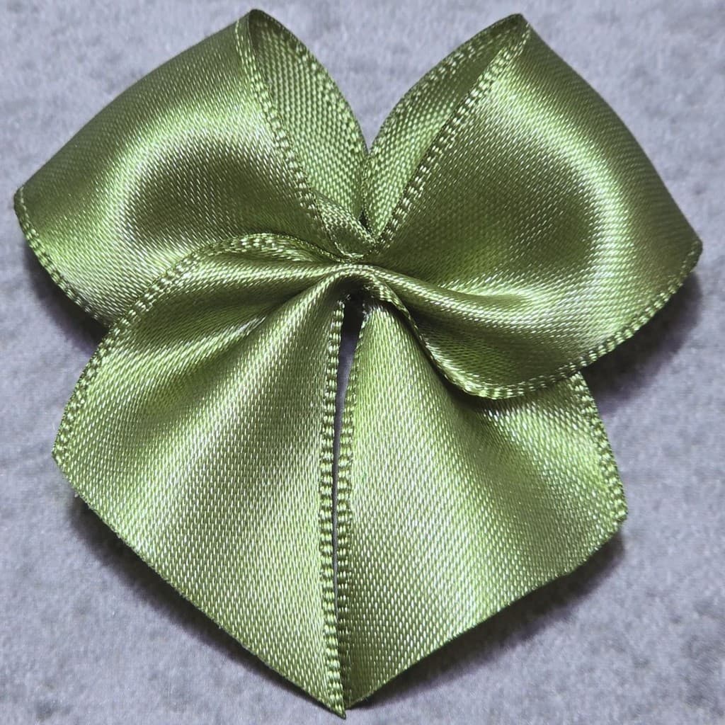 Laço Lacinho De Cetim Nº 5 Artesanal para Lembrancinhas COR verde militar