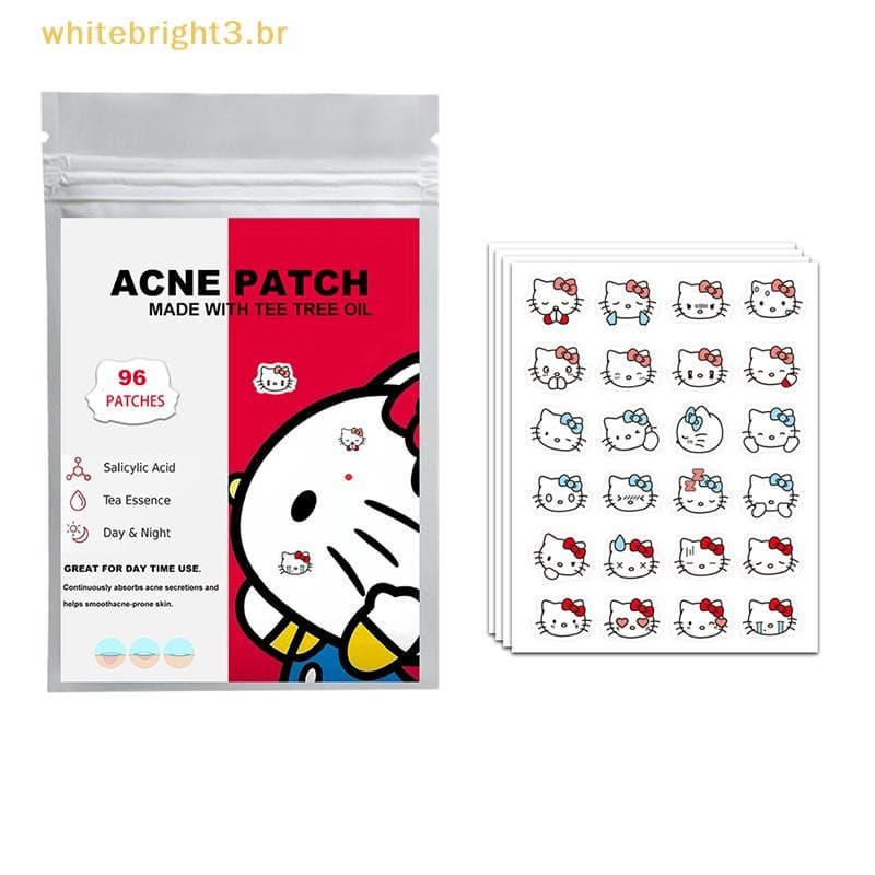W-Beauty 96pcs Reparação Acne Remendo Cuidados Com A Pele Facial Desbotamento Manchas Espinha .