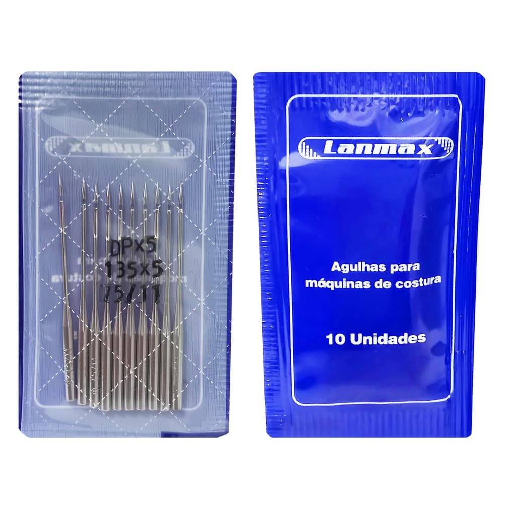 20 Agulha DPX5 Premium Reta Cabo Grosso Maquina Costura Industrial