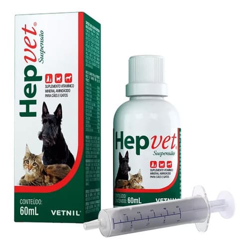 Hepvet Suspensao Caes E Gatos 60 Ml