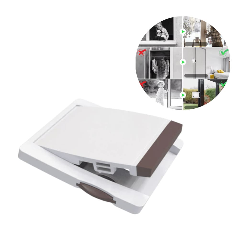 Trava Inteligente Para Portas De Correr Box Proteção Criança