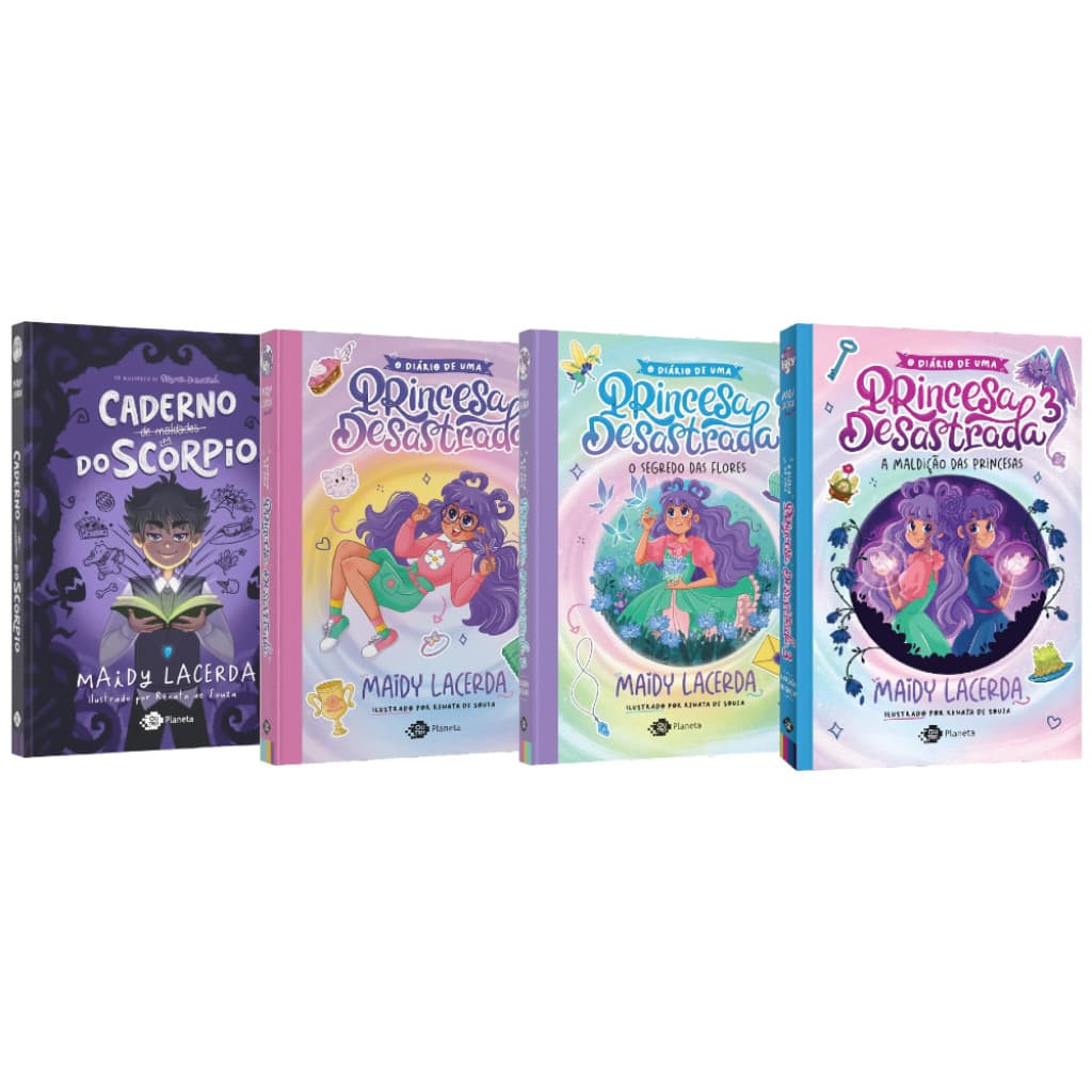 Coleção O diário de uma princesa desastrada - 3 volumes + O caderno de maldades do Scorpio