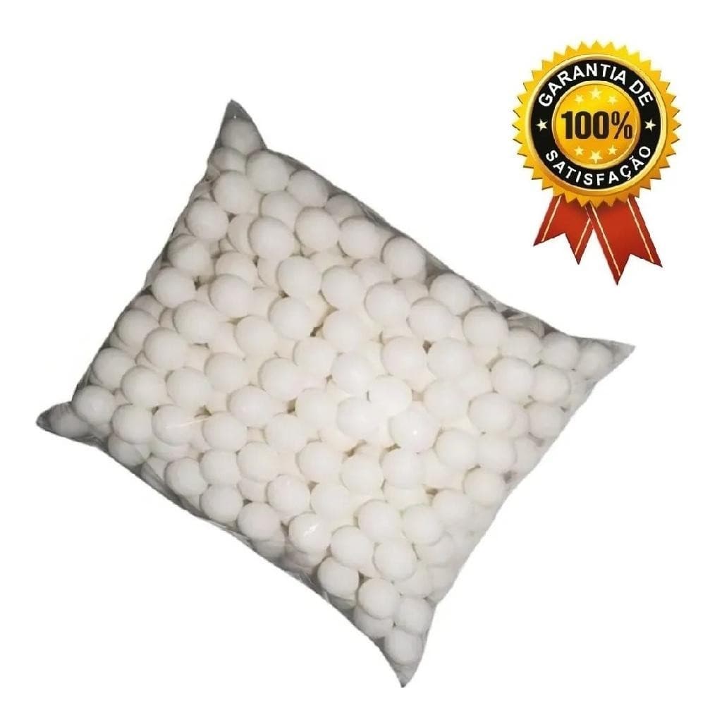 Bolas / Bolinhas De Ping Pong Branca Pacote Com 18 Unidades