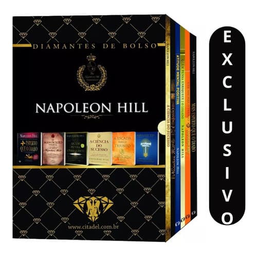 Box 6 Livros Napoleon Hill Diamante De Bolso Napoleon Hill