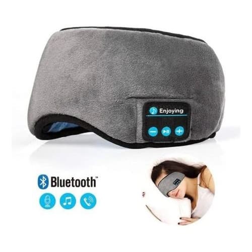 Máscara de Dormir Tapa Olho com Bluetooth Fone De Ouvido Confortável