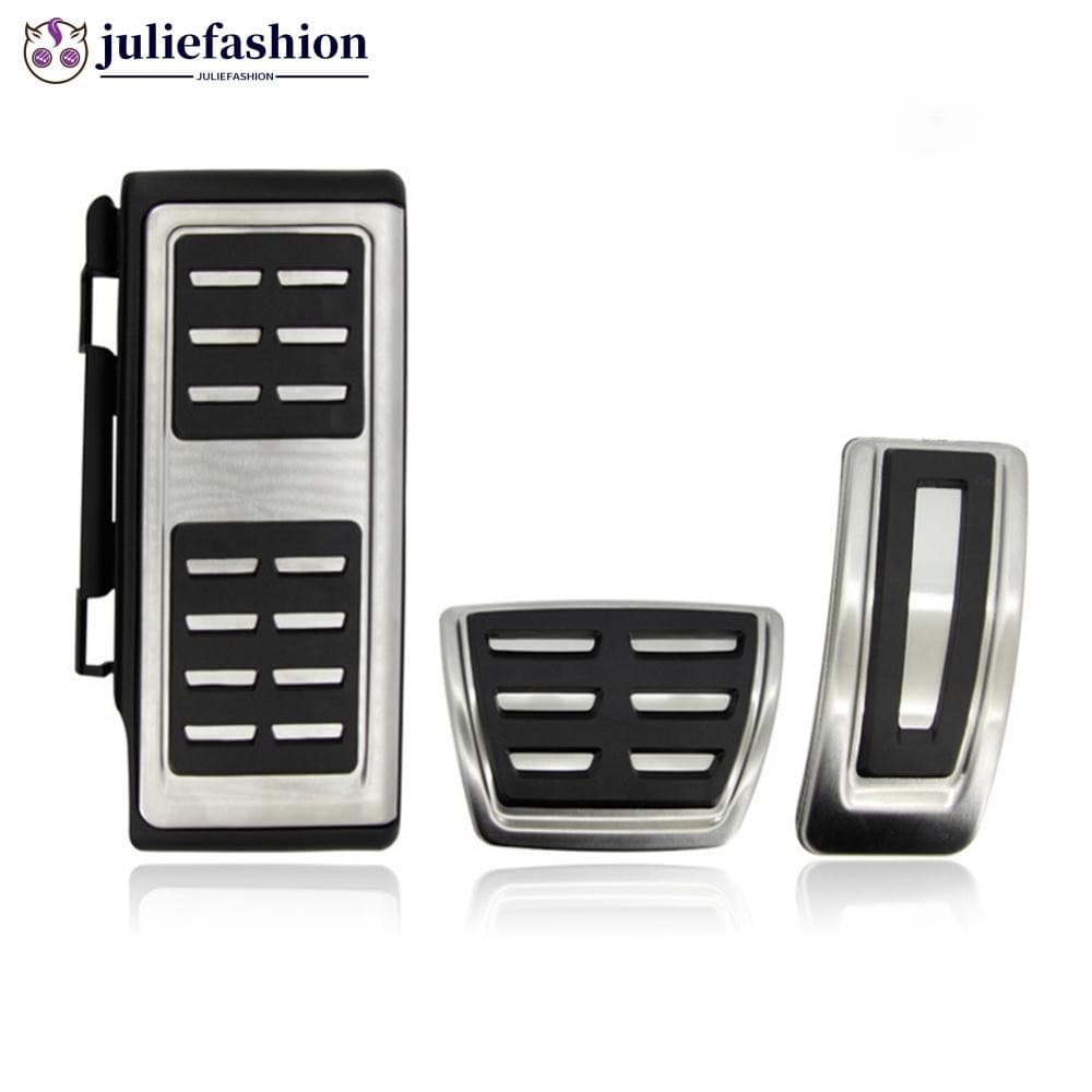 JULIEFASHION Interior Do Carro Pedais De Freio Combustível Capa Embreagem Para Volkswagen VW Passat B8 Golf 7 Tiguan 201