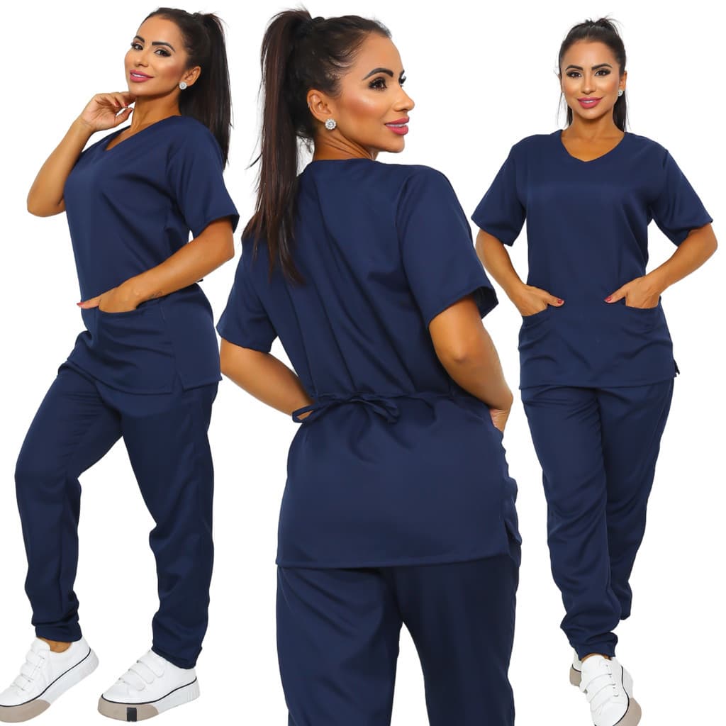 Pijama Cirurgico Scrub Roupa Privativa Hospitalar - Unissex