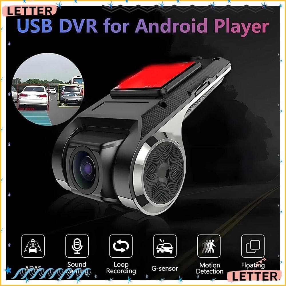 Câmera De Carro Inteligente LETTER , 360 ° Vista A HD 1080P Dash , Gravador De Vídeo ADAS Com Memória Expansível