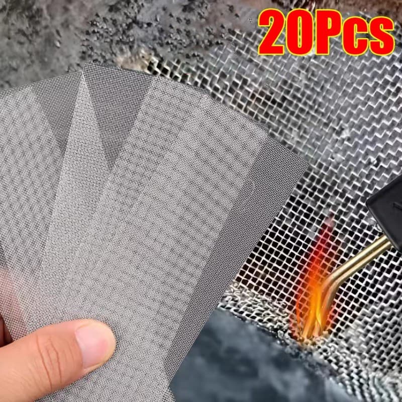 Malha De Reparo De Para-Choque De Carro De 15/20 Unidades-Remendo De Fio Soldado De Aço Inoxidável Macio-Peças Automotiv